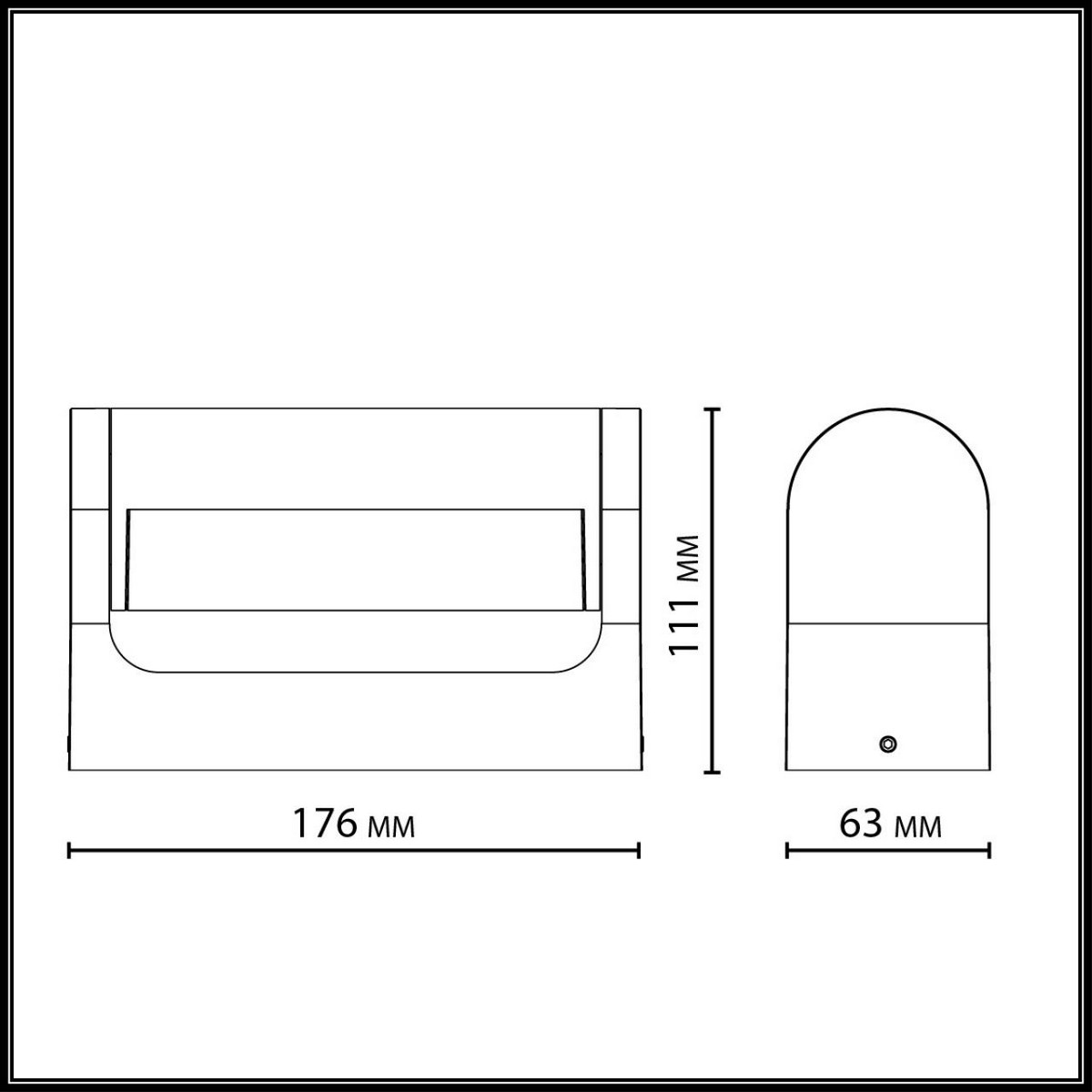 Накладные светодиодные светильники Настенный светильник ODEON LIGHT 7117/12WL TWINSET 