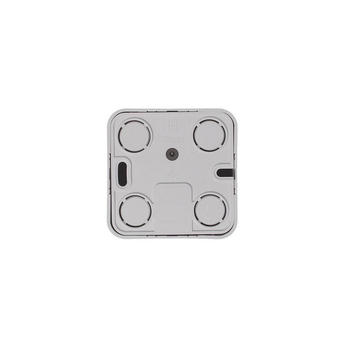 Blanca белые розетки и выключатели Розетка SE Blanca ТЛФ Белый наружный RJ11 изолир. пластина BLNIA011001