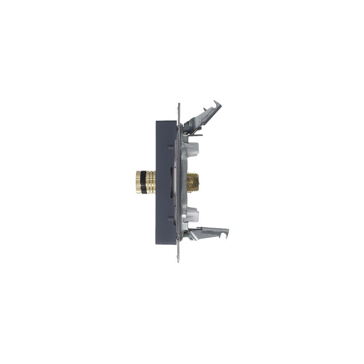 Аудиорозетка Systeme Electric AtlasDesign Грифель двухместная ATN000787