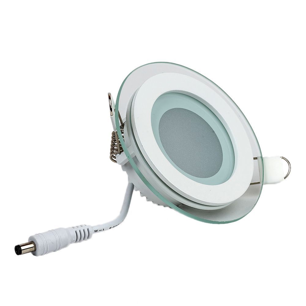 Встраиваемые светодиодные светильники Светодиодный светильник Eleganz круглый 6W 6400K 220V 