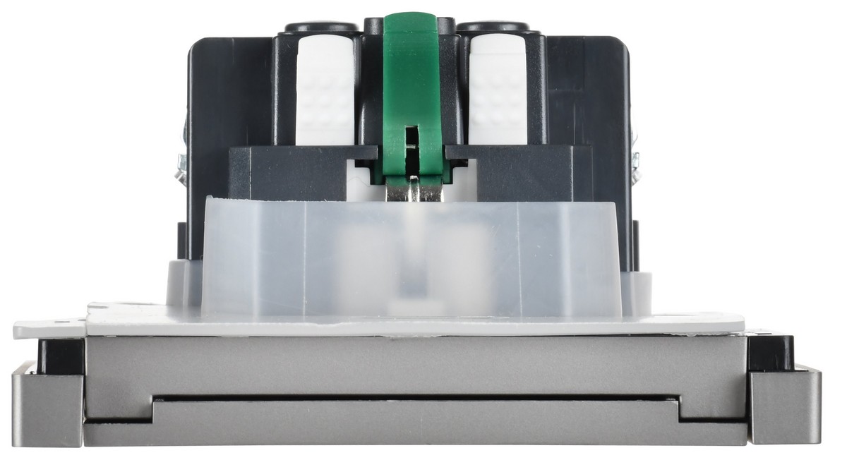 IEK FORTE&PIANO Сталь Розетка IEK FORTE&PIANO Сталь с/з со шт с крышкой безвинтовое крепление 16А IP44 FP519