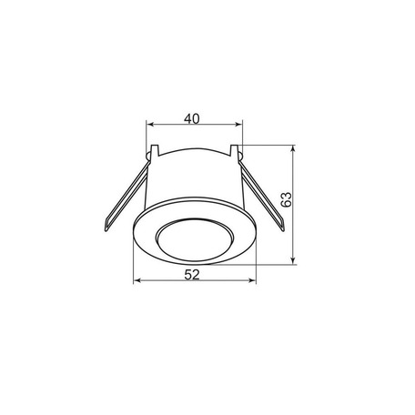 Датчик движения и освещенности Feron SEN50 800W DD=6m IP20 белый 22066