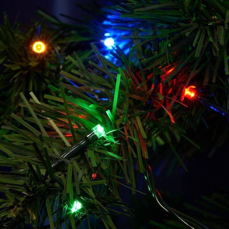 Светодиодная гирлянда Feron CL91 7 веток (3м) + 4м 230V мультиколор 220V 32373