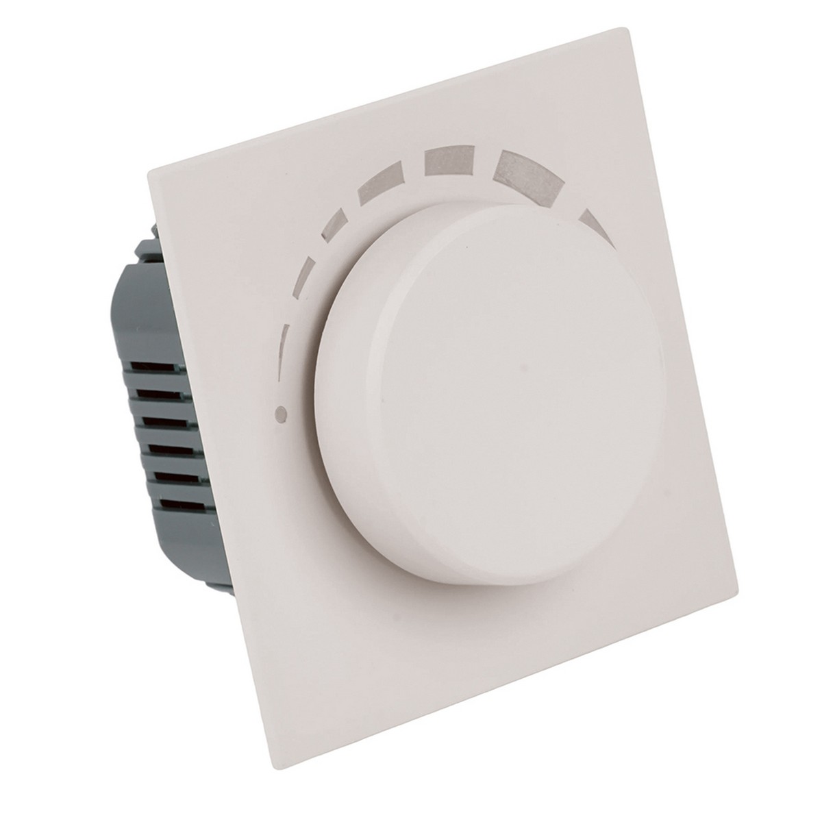 Мия - Розетки и выключатели Stekker Выключатель диммирующий STEKKER 250В 1200W Мия RSW10-3106-08 пудровый жемчуг 50567