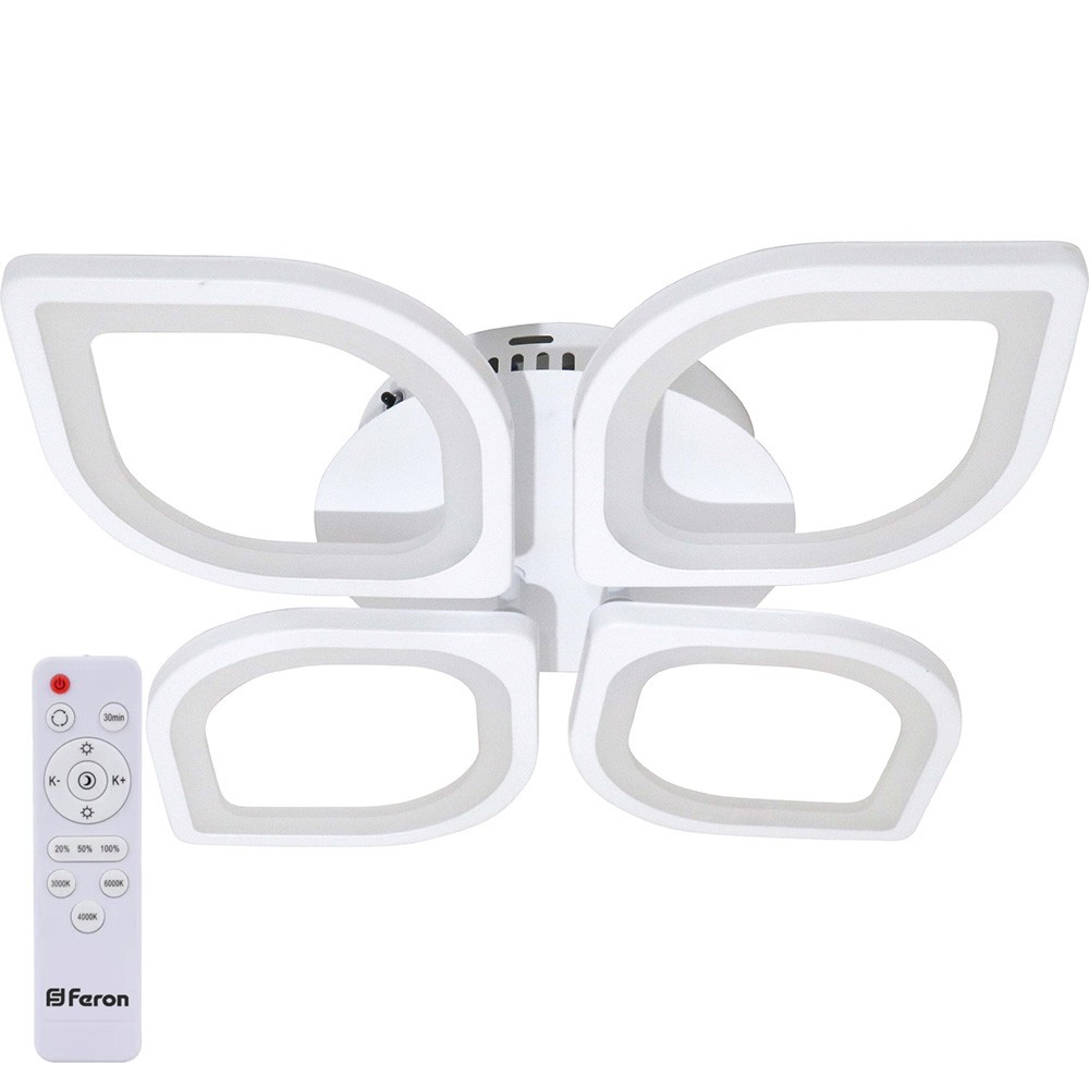 Управляемые светодиодные светильники и люстры Светодиодный управляемый светильник накладной Feron AL5950 86W 3000К-6500K 41672 
