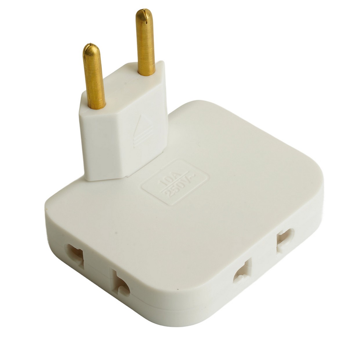 Колодки и удлинители, тройники Разветвитель сетевой 3-местный плоский поворотный б/з STEKKER ADP10-23-21 белый 50067 