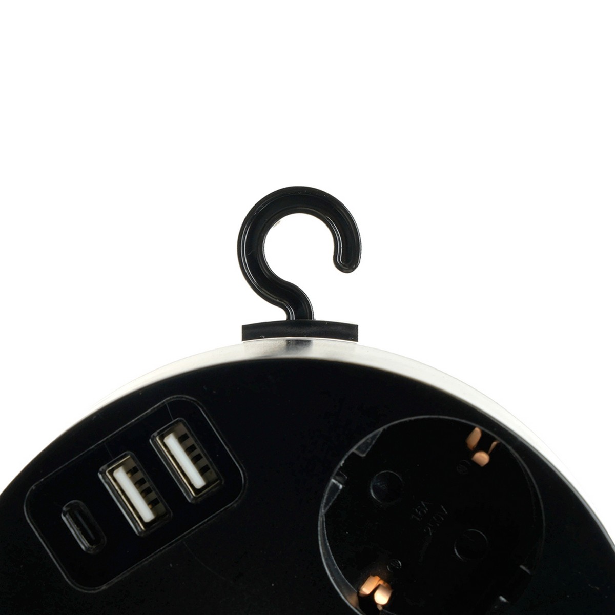 Удлинитель STEKKER HM10-51-01 5-местный с/з 2.5м 2USB+С 5V 3,1А Comfort черный 49656