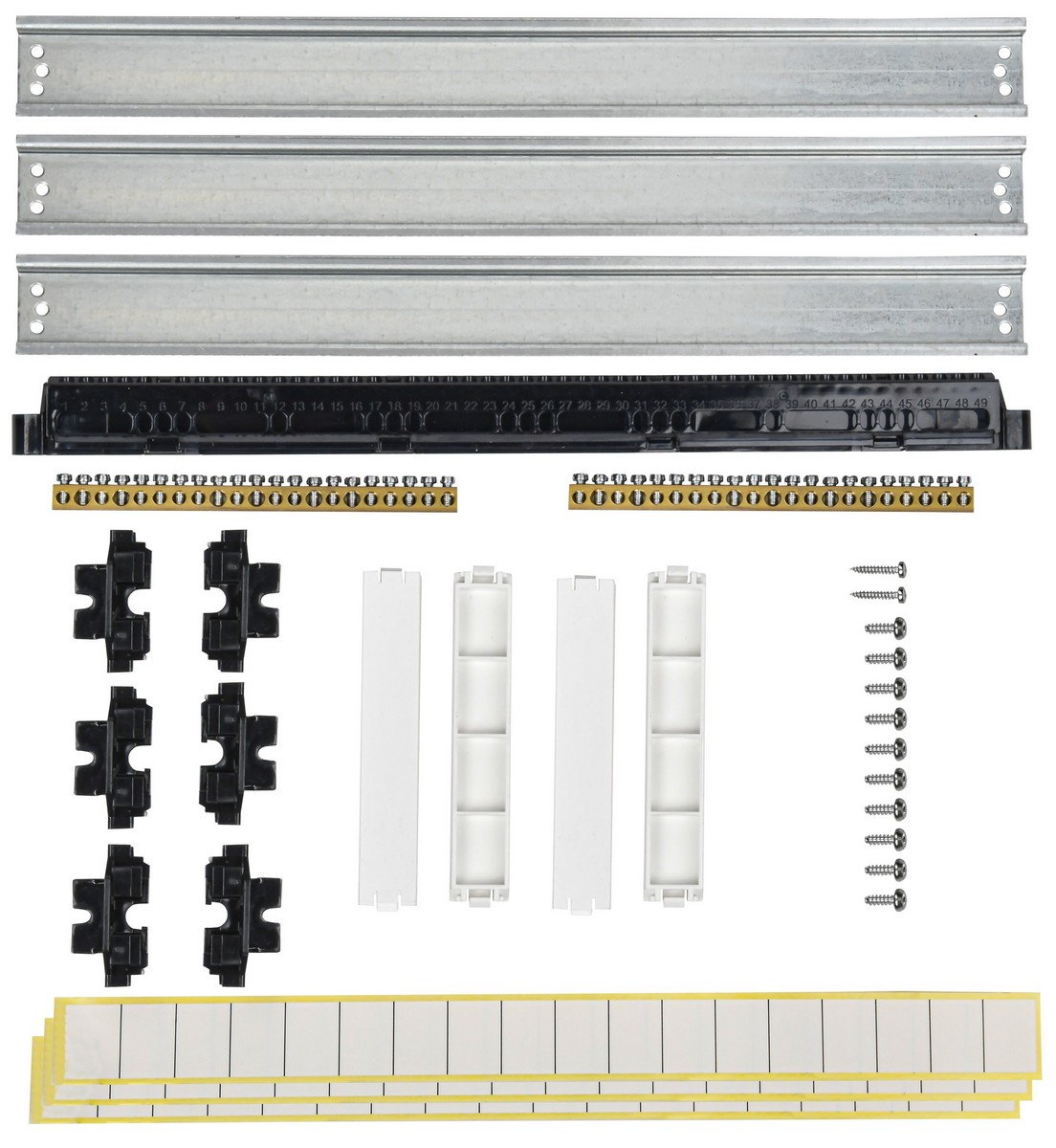 Пластиковые боксы и щиты IEK Корпус пластиковый IEK TEKFOR ЩРВ-П-54 IP41 черн. прозр. дверь TF5-KP12-V-54-41-K01-K03