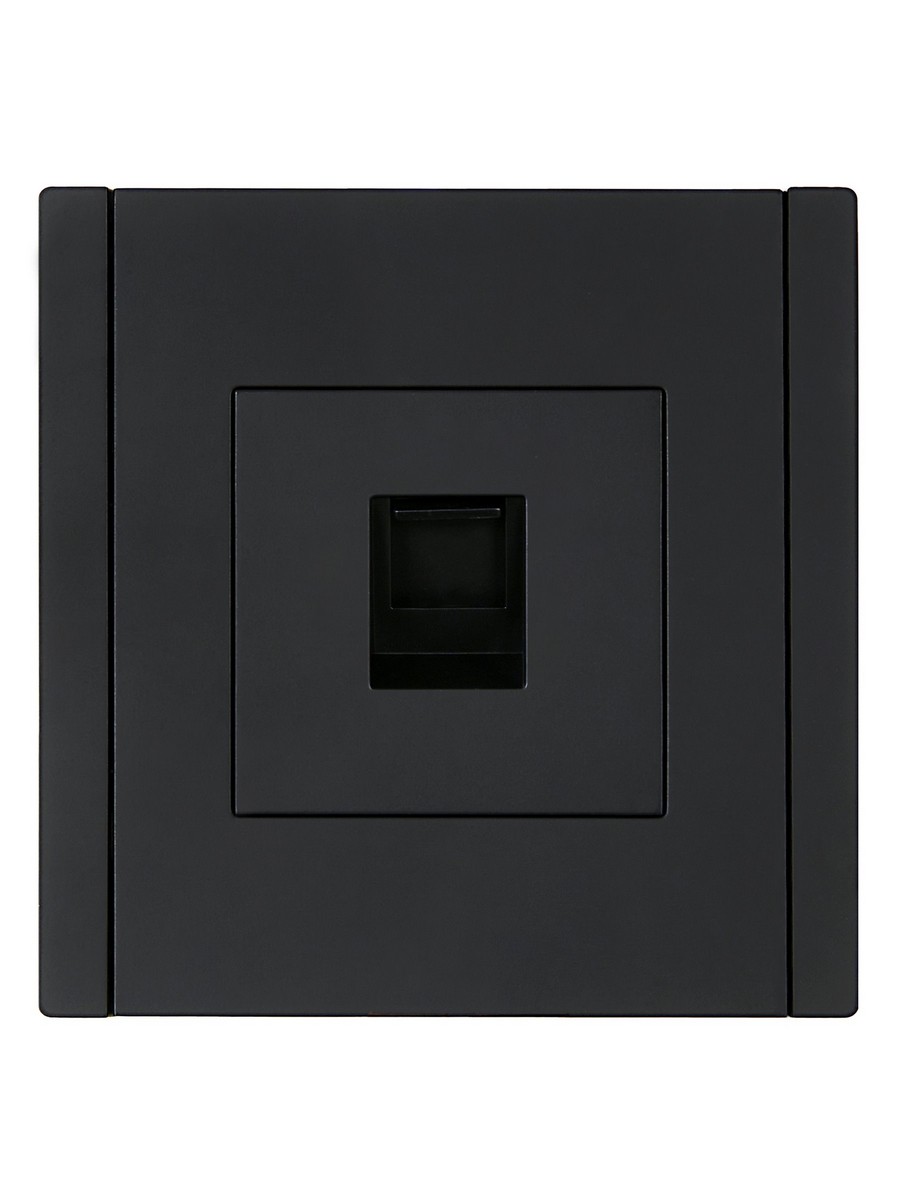 Розетка IEK FORTE&PIANO Черный комп. RJ45 кат.6 FP131