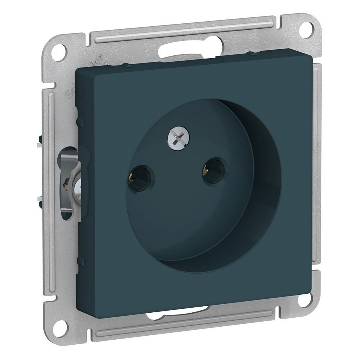 Розетка Systeme Electric AtlasDesign Изумруд б/з, 16А, ATN000841