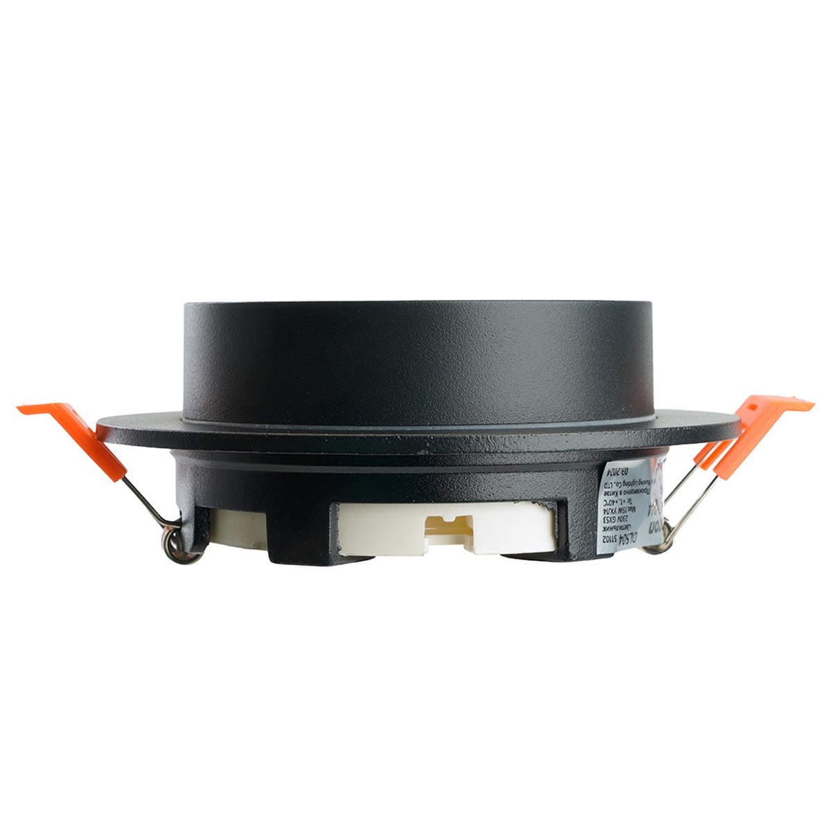 Встраиваемые светодиодные светильники Светильник встраиваемый Feron DL504 потолочный GX53 черный круг IP44 51102 