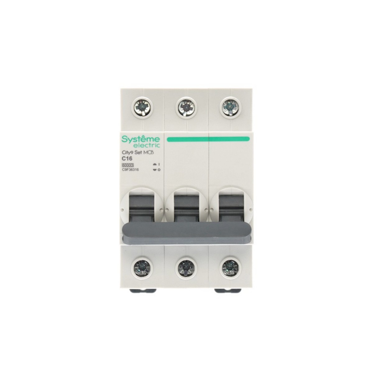 Автоматический выключатель Systeme Electric City9 Set (АВ) С 16А 3P 6kA C9F36316