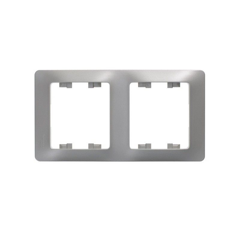 Glossa Платина Рамка Systeme Electric Glossa Платина 2-ая вертикальная GSL001206