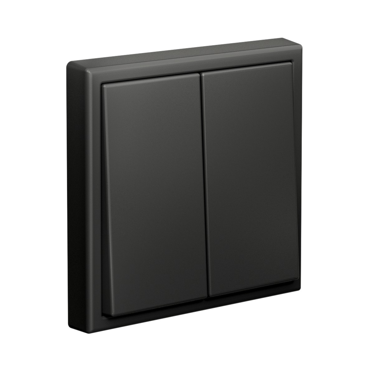 ArtGallery Базальт Переключатель Systeme Electric ArtGallery Базальт 2-клавишный    GAL001465