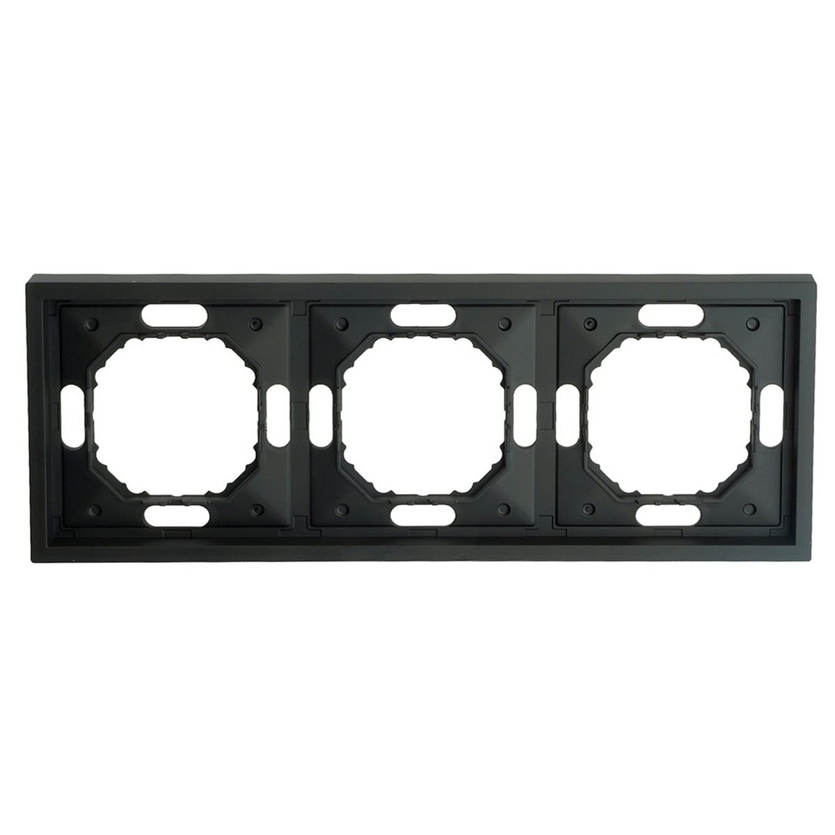 Рамка 3-ая STEKKER Эмили PFR00-5003-05 черный уголь soft touch 49860