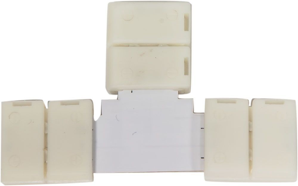 Коннекторы-соединители для светодиодной ленты Комплект Т коннекторов  с соединителем для светодиодной ленты RGB (5050/10мм), LD189 