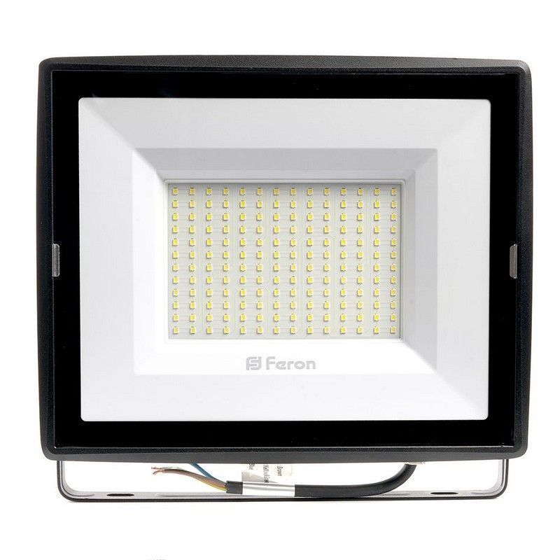 Прожекторы светодиодные Светодиодный прожектор Feron LL-924 IP65 200W Черный 4000K 48110 