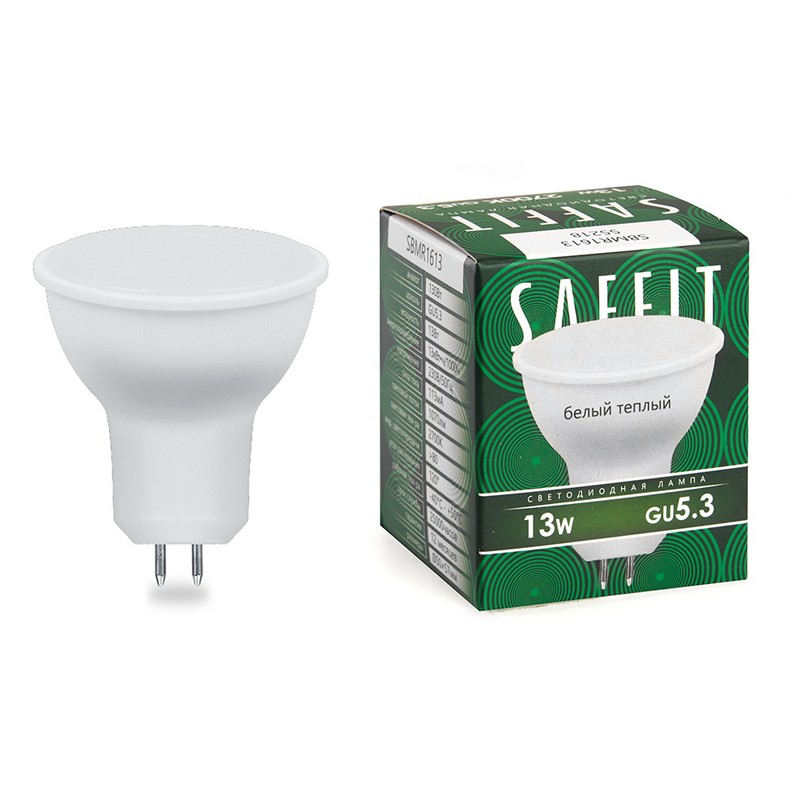 Лампа светодиодная SAFFIT SBMR1613 MR16 GU5.3 13W 230V 2700K 55218