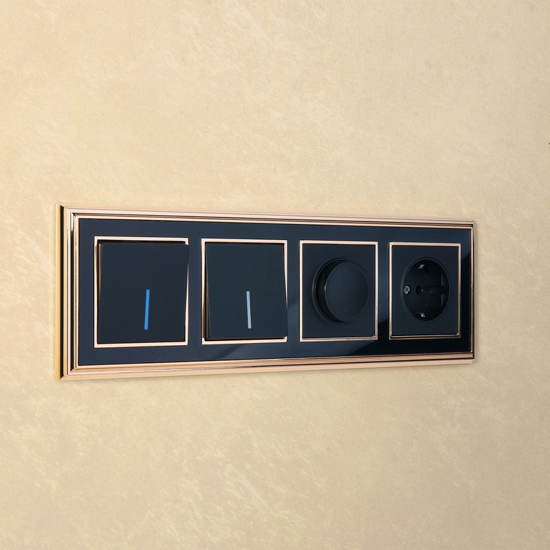 Werkel Черный матовый механизмы Выключатель Werkel одноклавишный проходной с подсветкой черный матовый W1112108