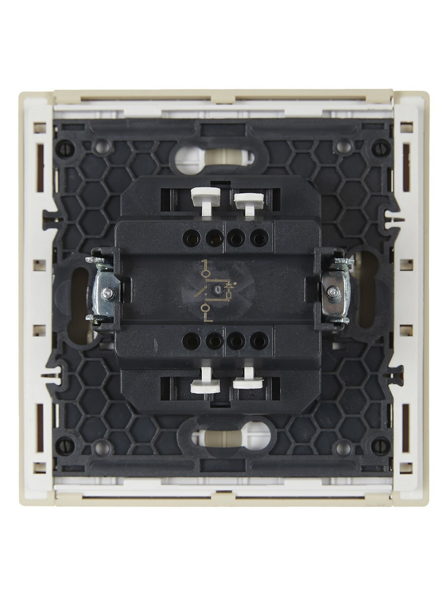 IEK FORTE&PIANO Ваниль Выключатель IEK FORTE&PIANO Ваниль 1-кл с индикатором 10А FP402