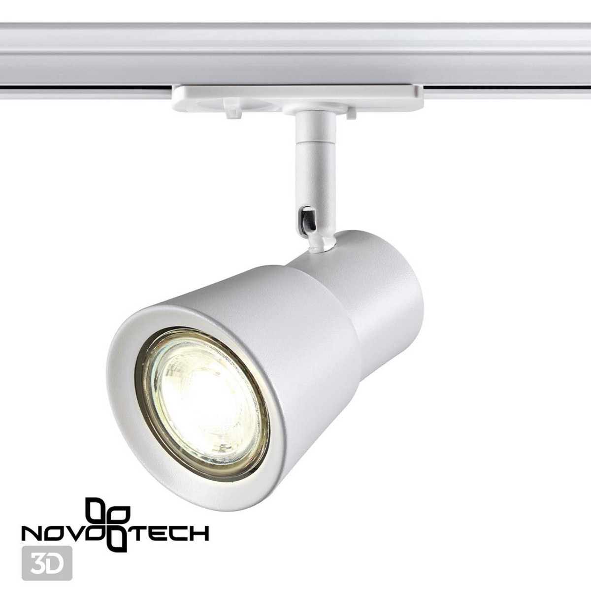 Светильник трековый для однофазного двухжильного шинопровода NOVOTECH 370933 MOLO