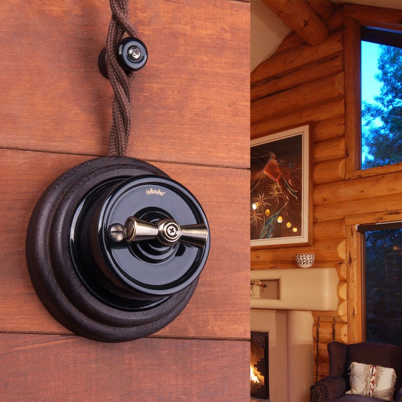 Ретро кабель Werkel витой 2х2,5 (коричневый) 50 м W6452614