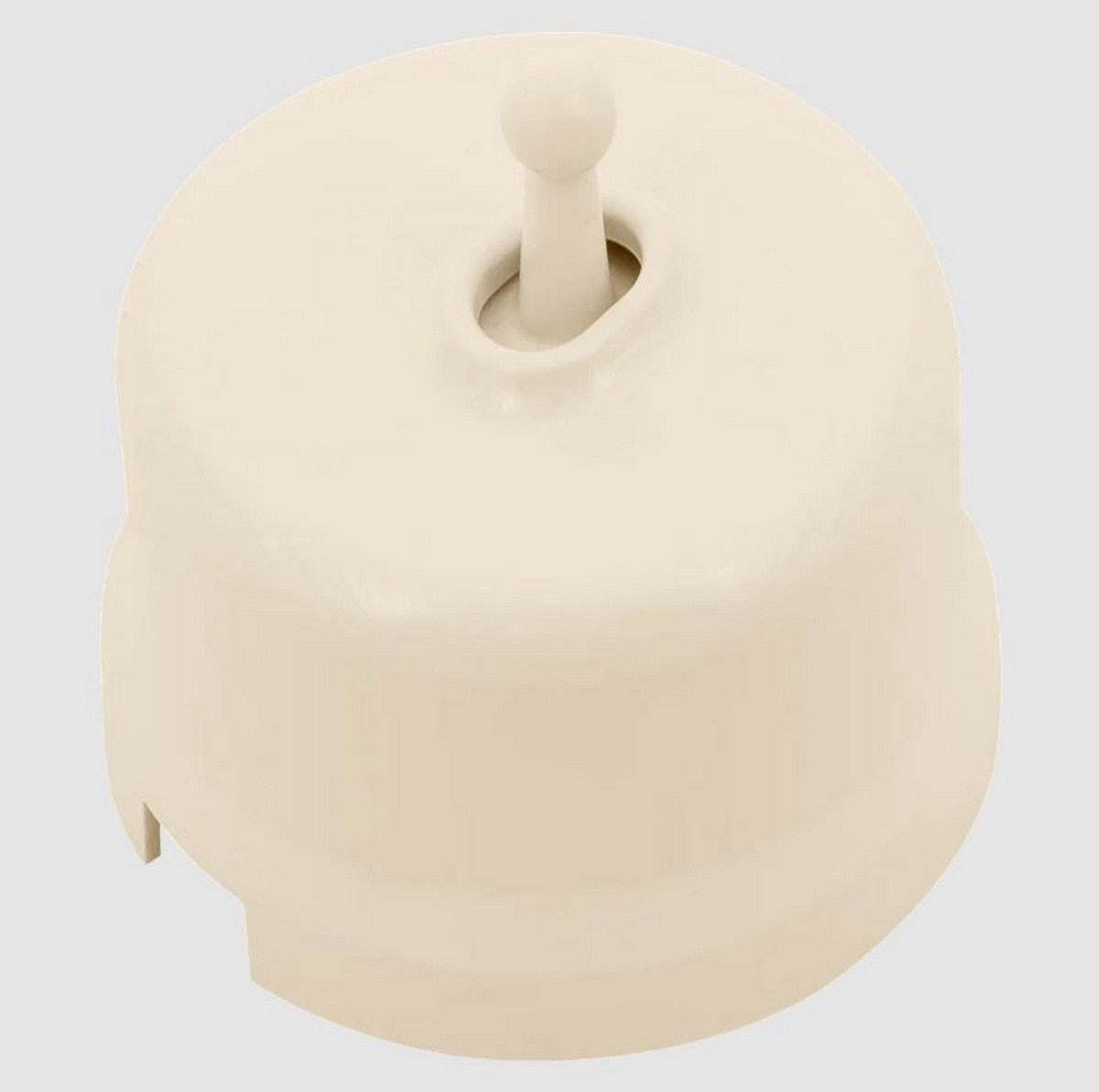 Bironi Лизетта - Ретро розетки и выключатели Выключатель BIRONI Лизетта Пластик Песочное золото проходной 1-кл (тумблерный) B1-231-24