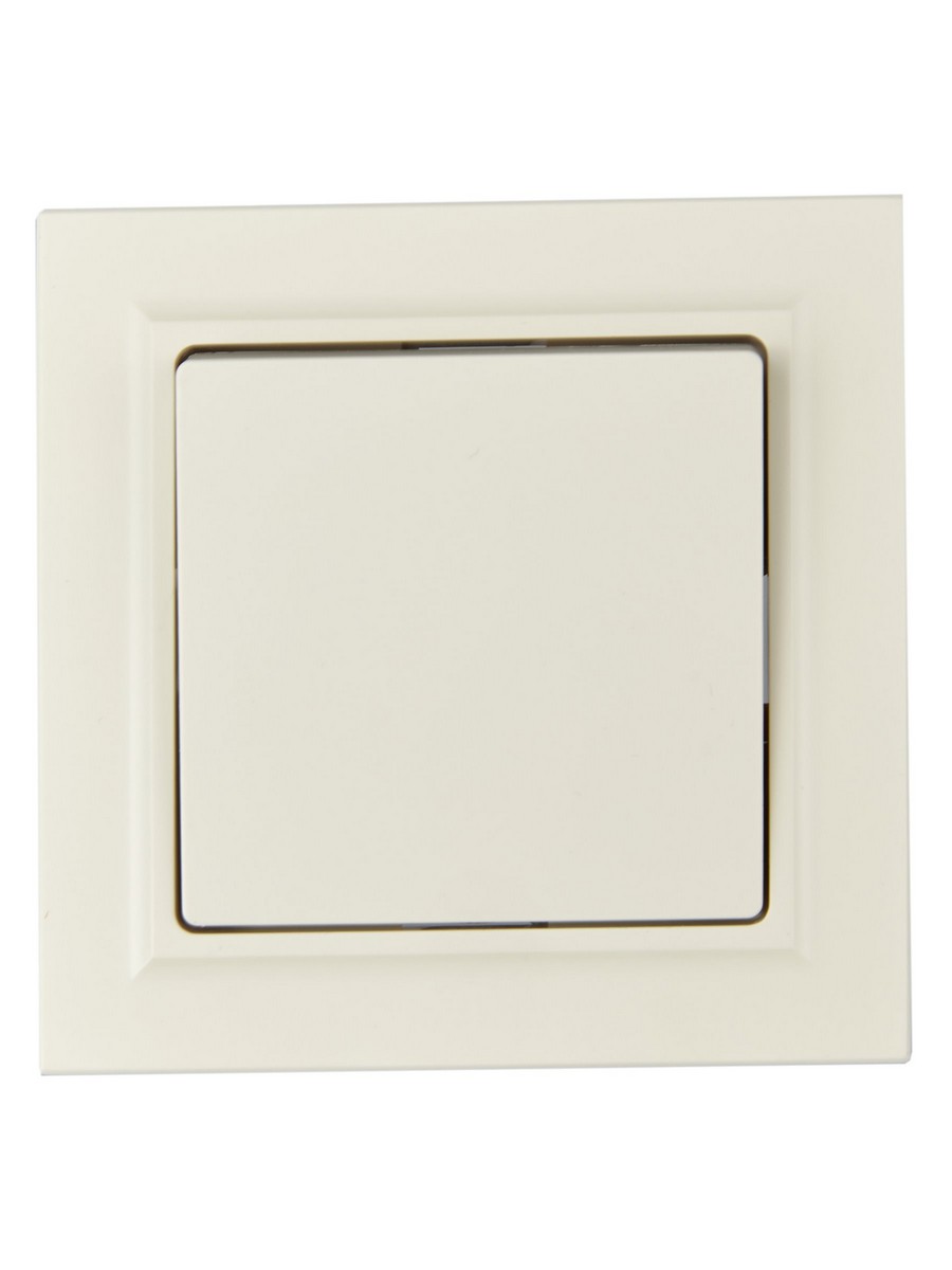 Выключатель IEK BRITE Бежевый 1-кл. 10А в сборе ВСР10-1-0-БрКр BR-V10-0-10-K10-F