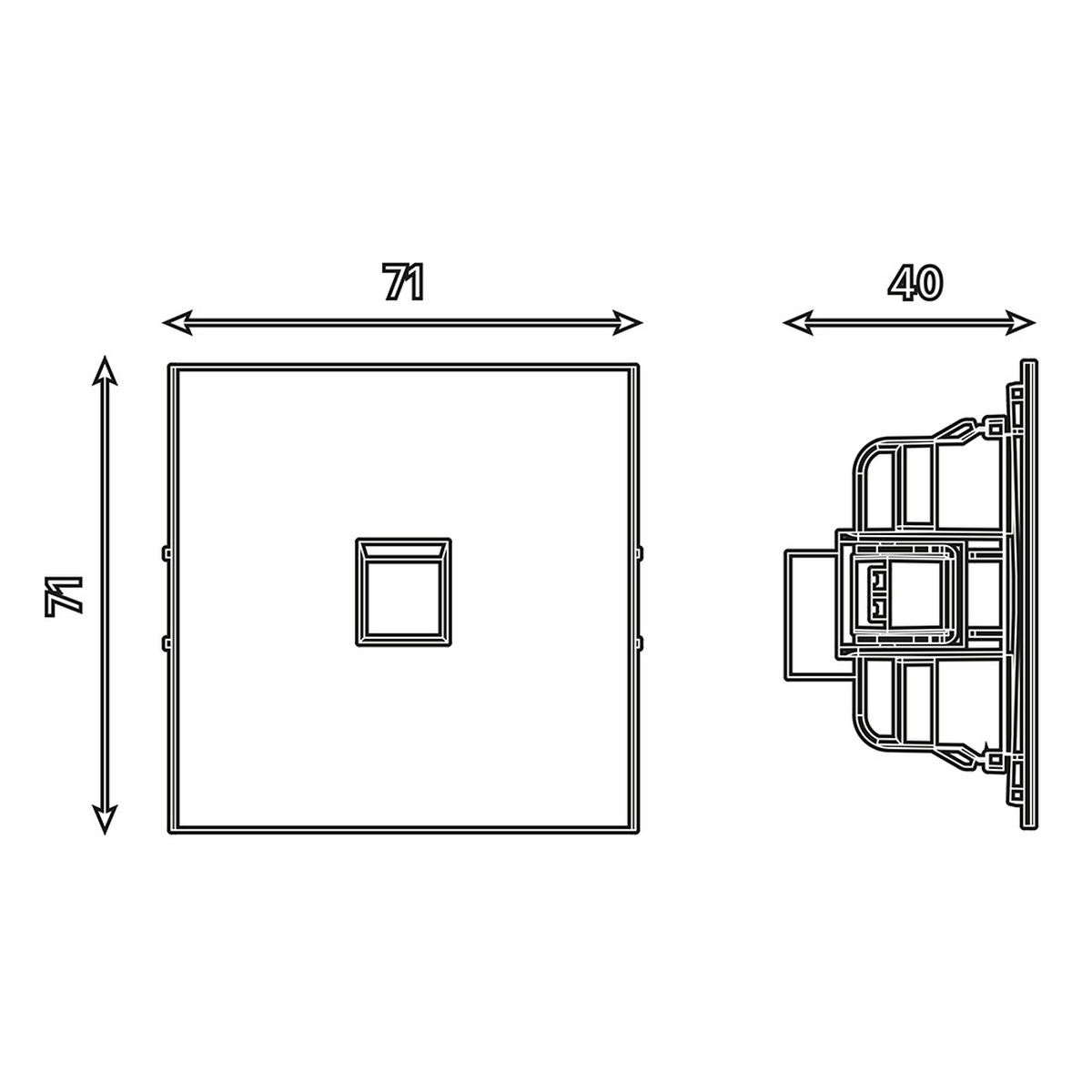 Мия - Розетки и выключатели Stekker Розетка компьютерная 1-местная RJ-45 STEKKER Мия RST00-3117-05 черный бархат 50450