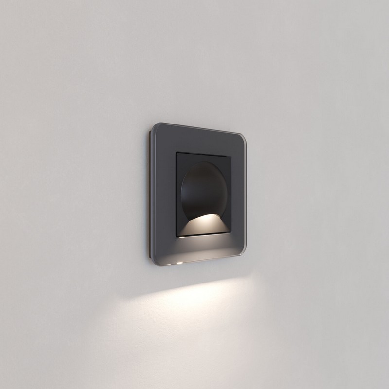 Встраиваемая LED подсветка Werkel МУН (черный матовый) W1154408