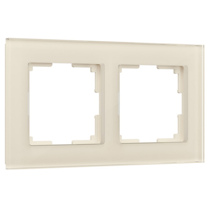 Рамки Werkel Favorit Рамка Werkel Favorit на 2 поста (молочный, стекло) W0021141