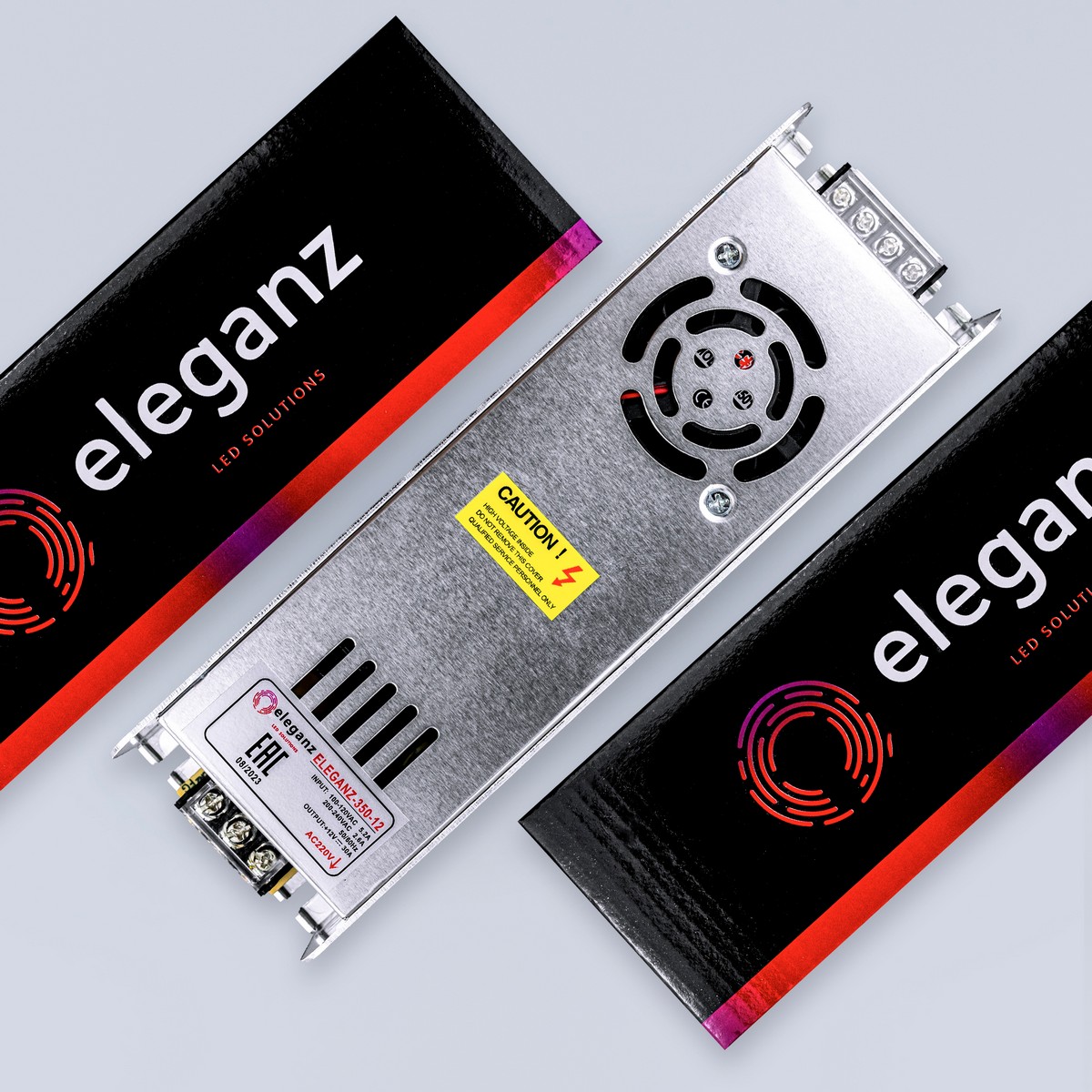 Блок питания для светодиодной ленты Eleganz 12V 350W IP20 узкий 1112