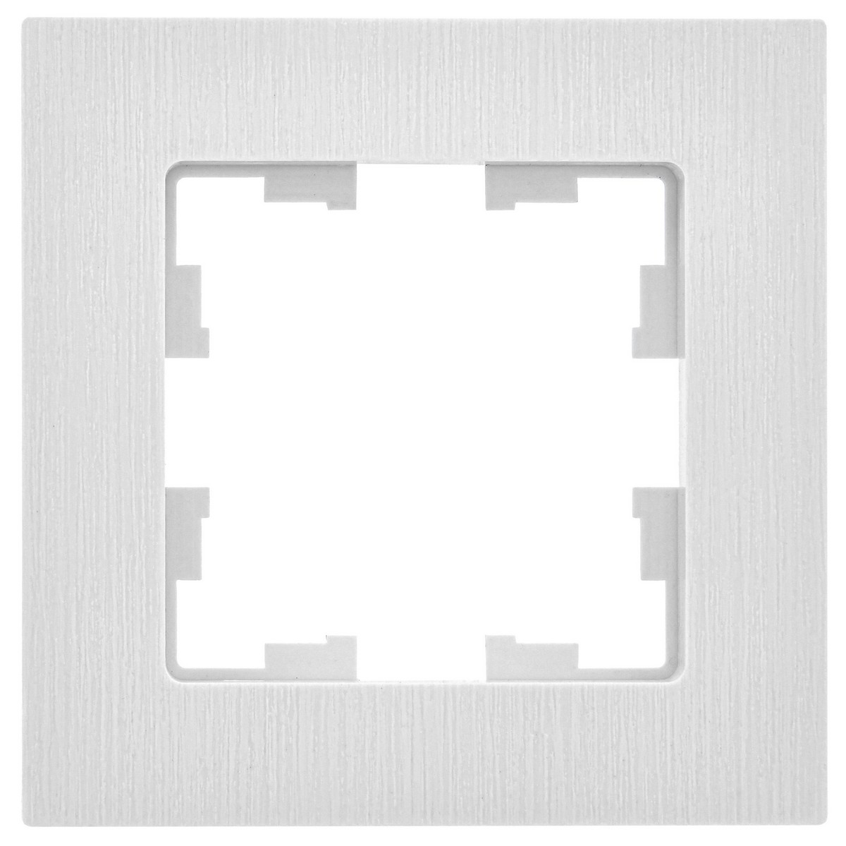 IEK Brite Рамки Рамка IEK BRITE DECOR Белый рифленый 1-м РУ-1-Бр BR-M12-51-K01