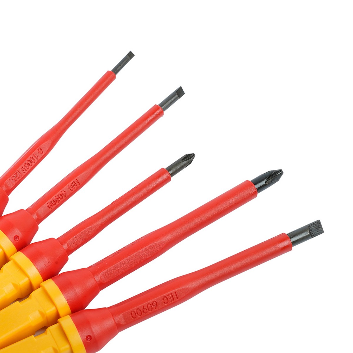 Отвертка STEKKER STLS005 VDE со сменными битами до 1000В 8 предметов 50409 фото