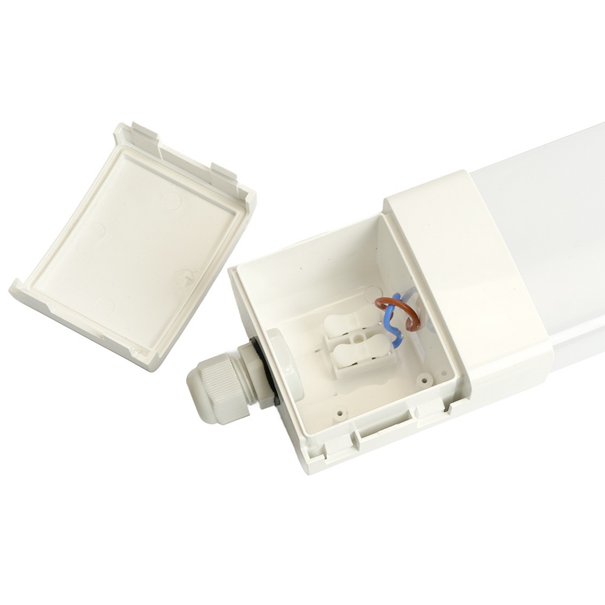 Линейные светодиодные светильники Светильник светодиодный линейный Feron AL5099  IP65 36W 3000K-4000K-6400K 1160 мм 51961 