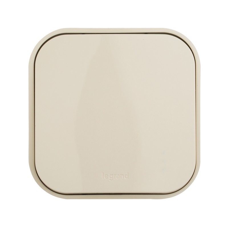 Переключатель Legrand Quteo 10A 1-клавишный проходной бежевый  782234