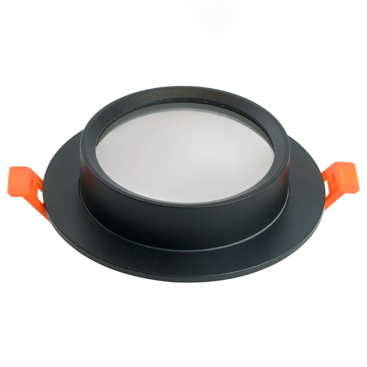 Встраиваемые светодиодные светильники Светильник встраиваемый Feron DL504 потолочный GX53 черный круг IP44 51102 