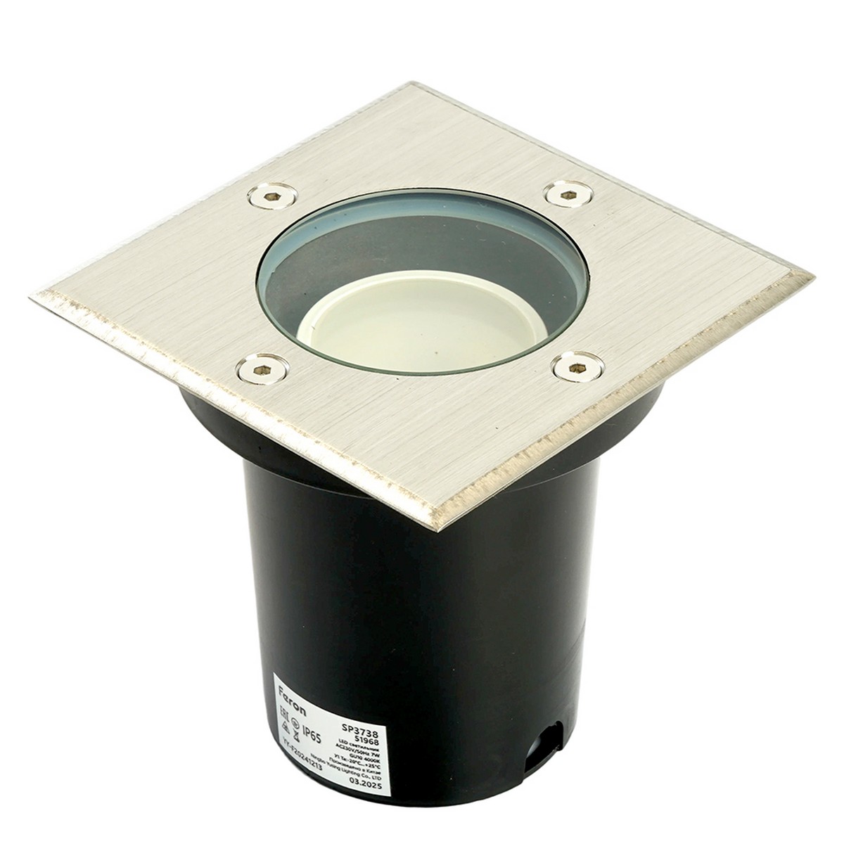 Светодиодный светильник тротуарный (грунтовый) Feron SP3738 7W 4000K 230V IP65 51968