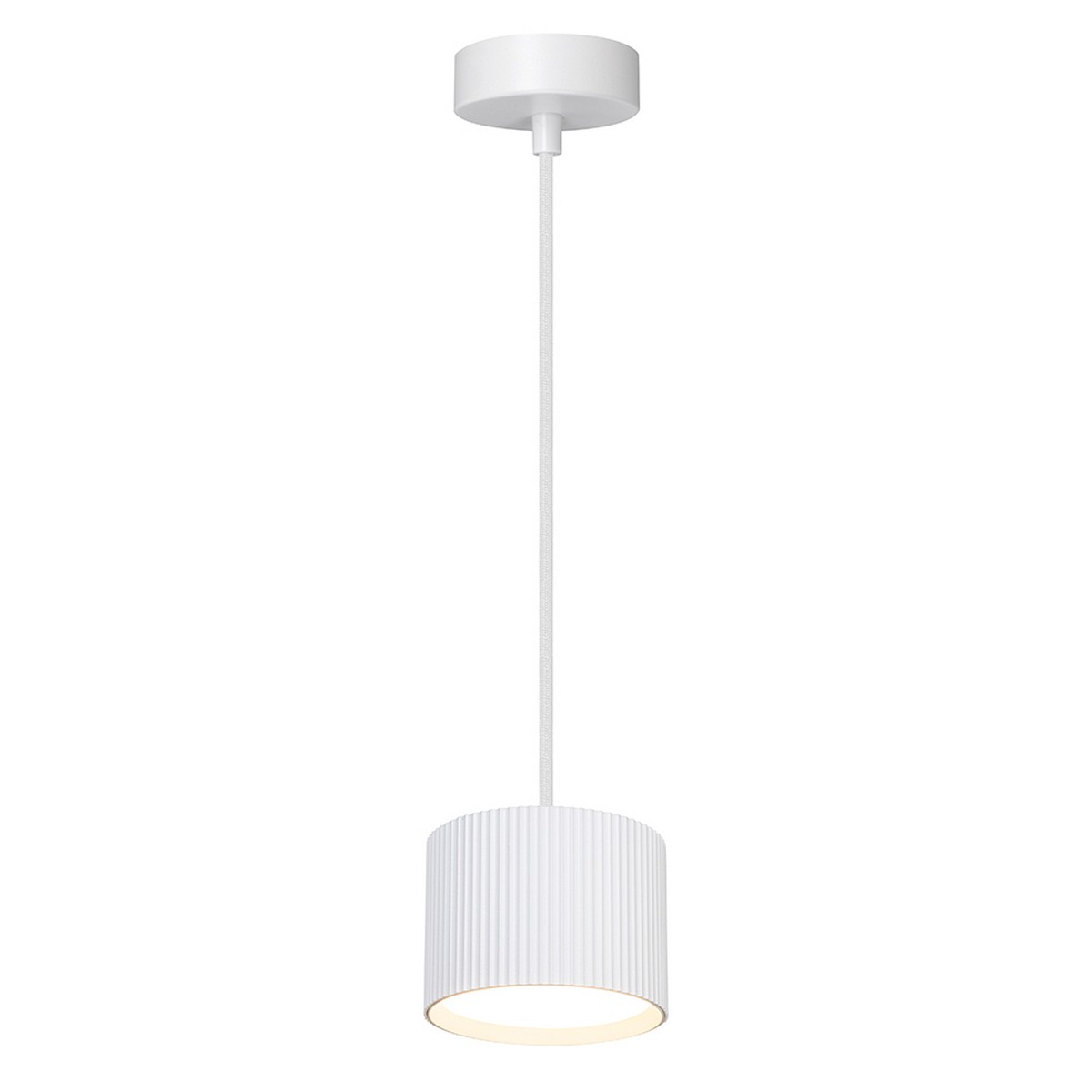 Светильник потолочный Feron Barrel HL4588 ARIA levitation 12W GX53 белый на подвесе 51678
