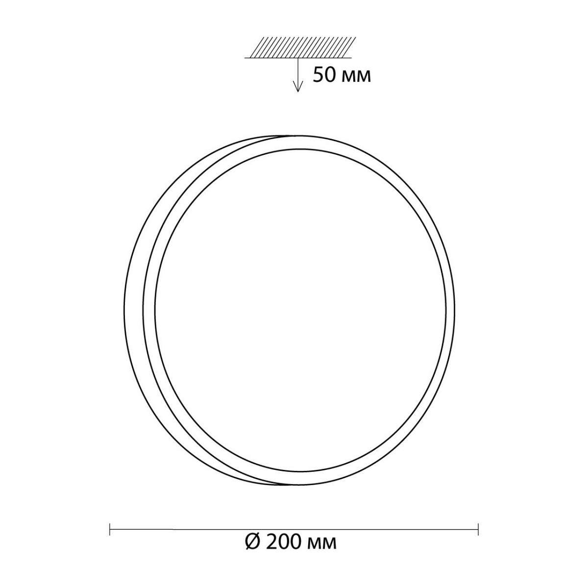 Накладные светодиодные светильники Настенно-потолочный светильник СОНЕКС 3014/AL SMALLI 
