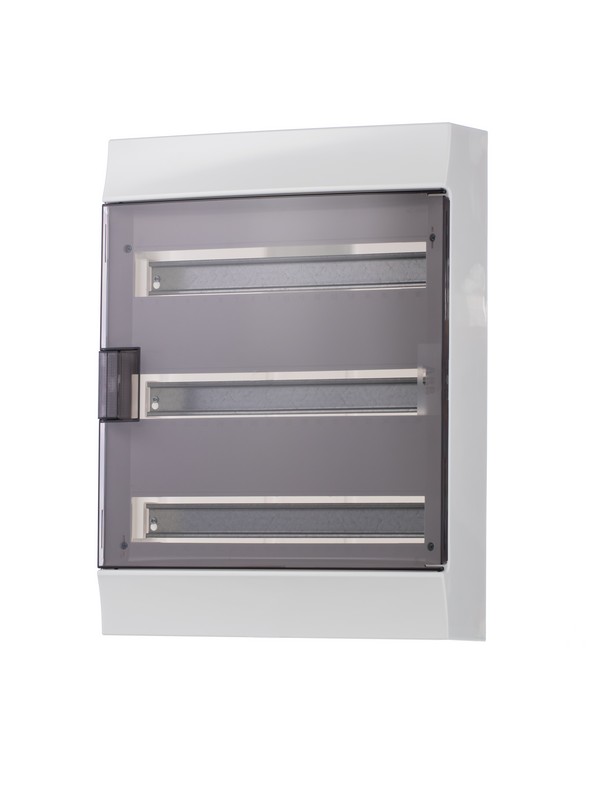 Бокс настенный ABB Mistral41 54М прозрачная дверь (с клемм) 1SPE007717F9998