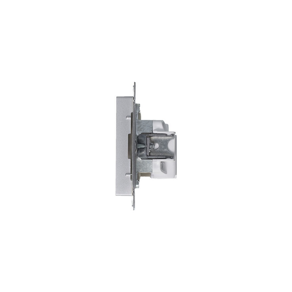 Розетка Systeme Electric AtlasDesign Алюминий б/з, 16А, ATN000341