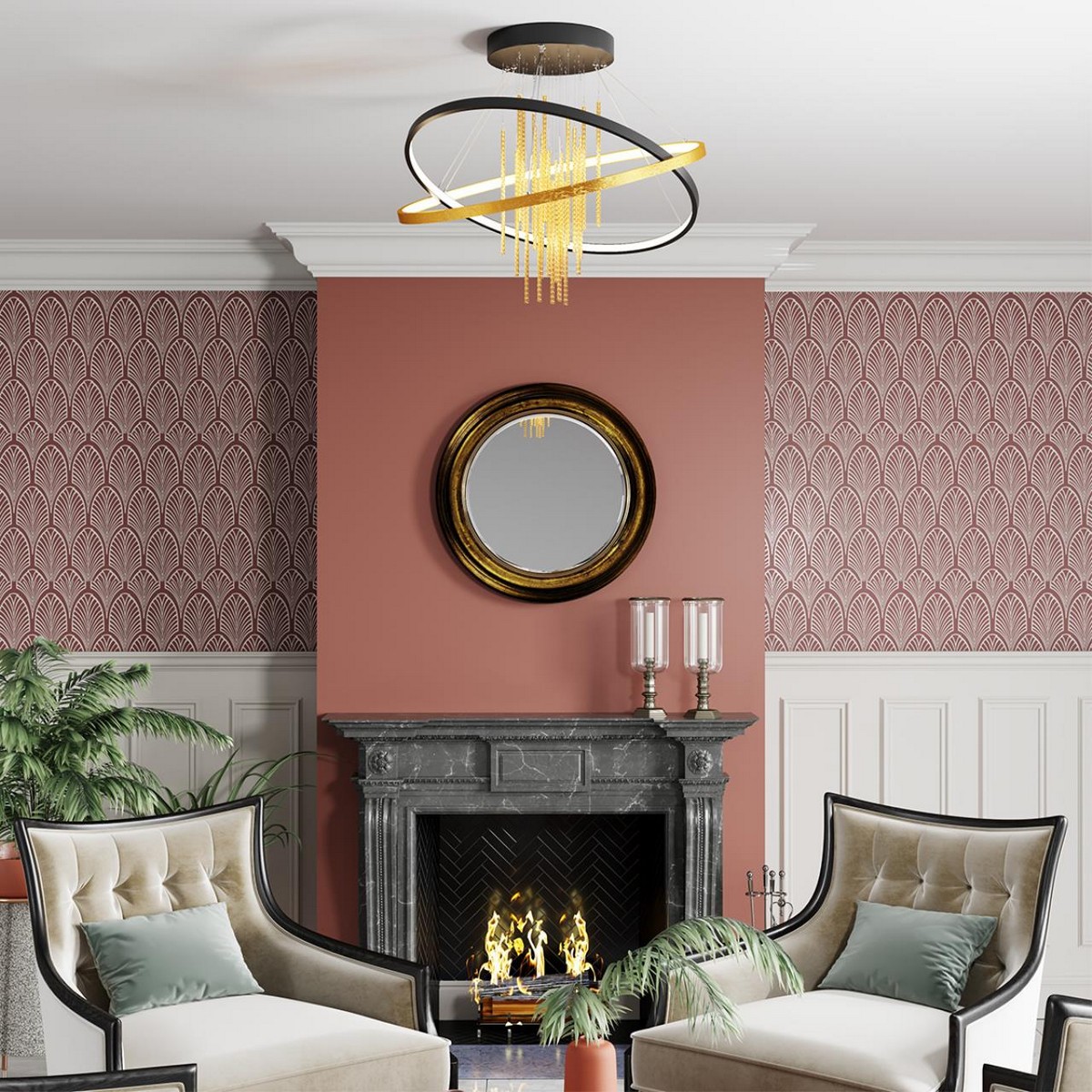 Потолочный светильник ODEON LIGHT 3901/70CL MONICA