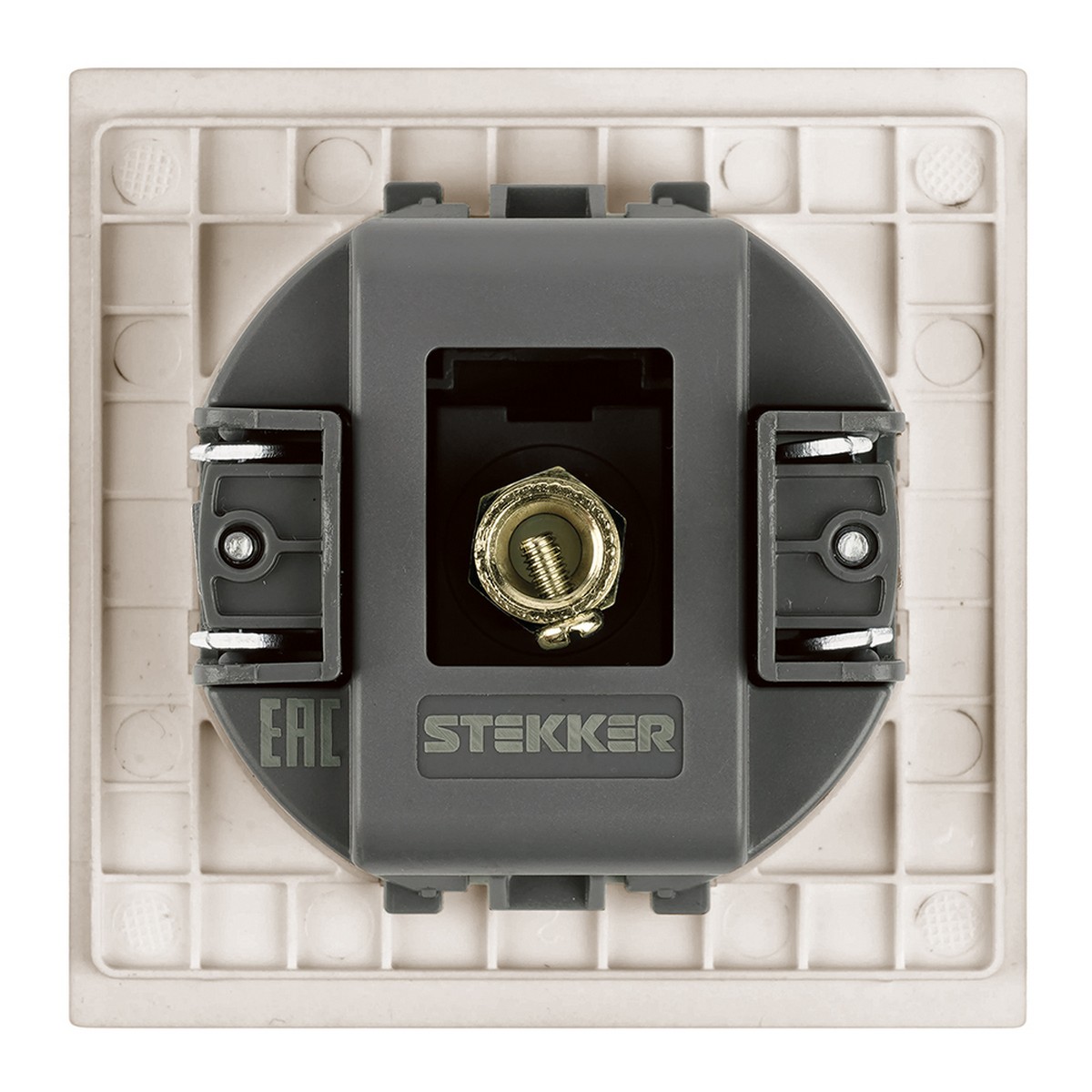 Мия - Розетки и выключатели Stekker Розетка телевизионная 1-местная STEKKER Мия RST00-3108-08 пудровый жемчуг 50479