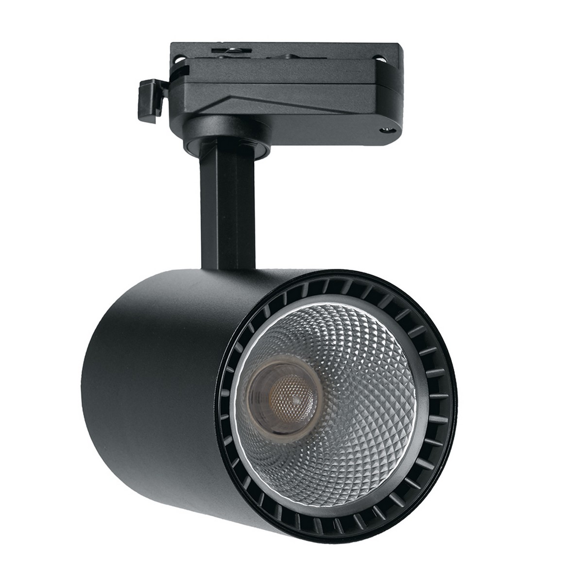 Трековые светодиодные светильники Светодиодный светильник Feron AL102 трековый на шинопровод 12W 4000К черный 35 градусов 29647 