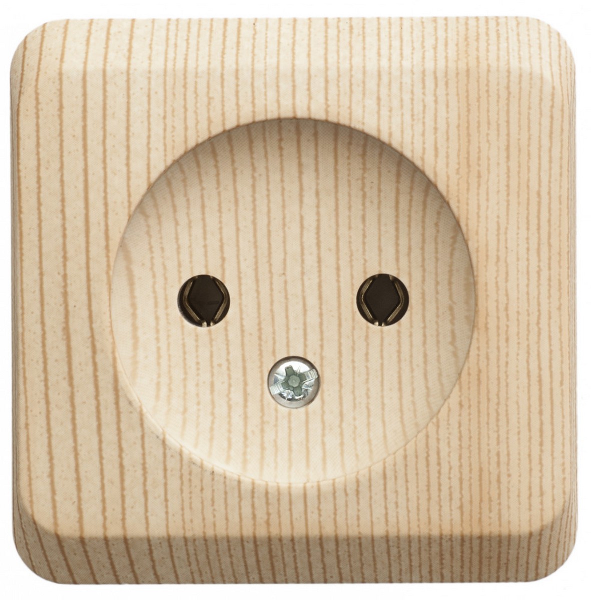 Этюд Дача Розетка 1-ая Systeme Electric Этюд наружный Дача Сосна без/з без шторок PA16-001D