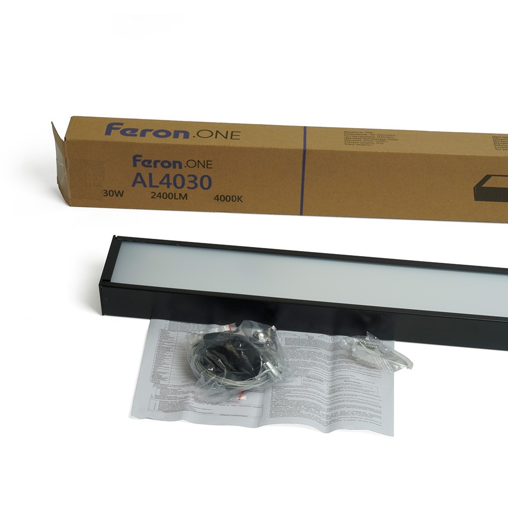 Светильник светодиодный линейный Feron.ONE AL4030 IP20 30W 4000K, 48534