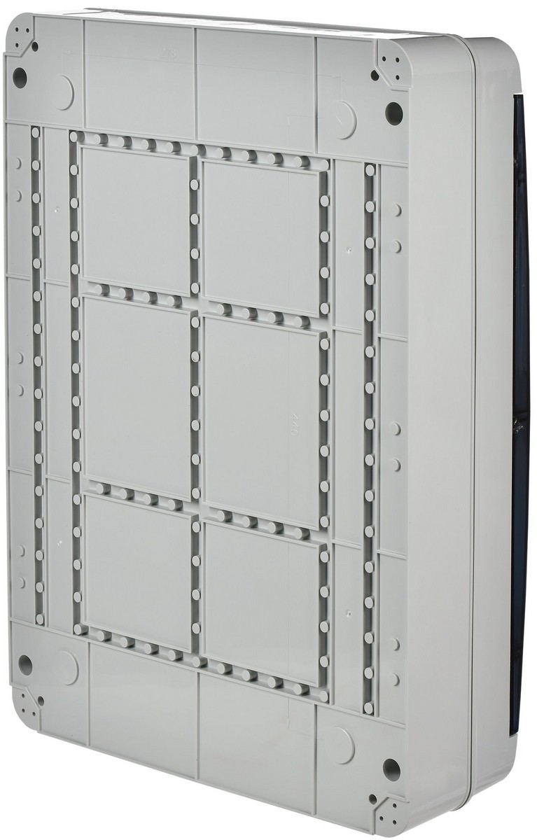 Пластиковые боксы и щиты IEK Корпус пластиковый IEK TEKFOR КМПн-54 IP65 черн. прозр. дверь TF5-KP72-N-54-65-K03-K02