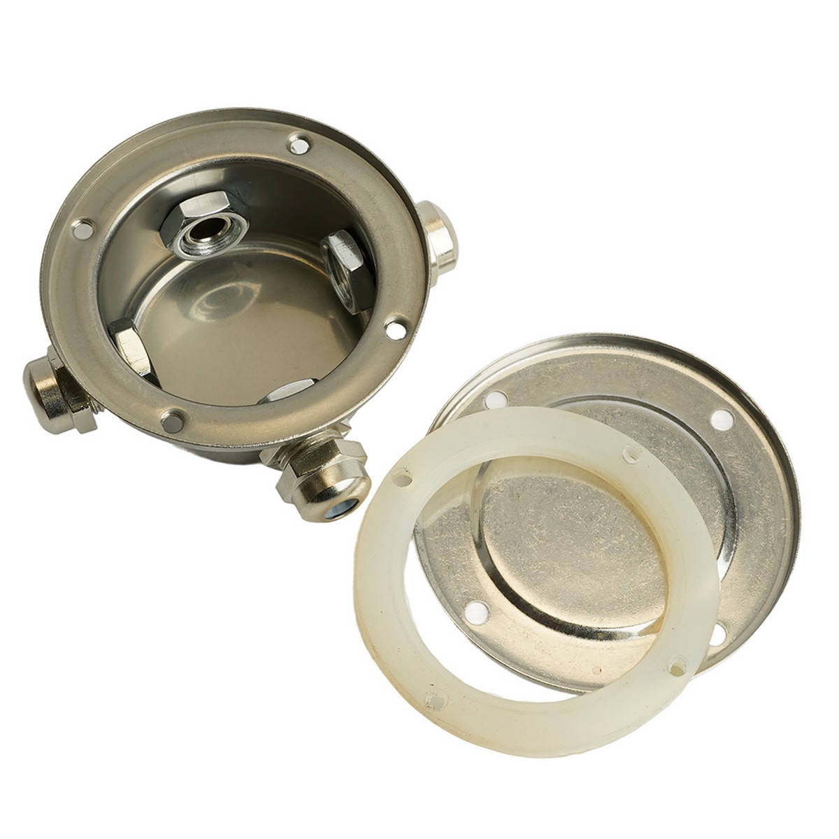 Коробка соединительная Feron LD504 на 4 ввода IP68 нерж. сталь 32184