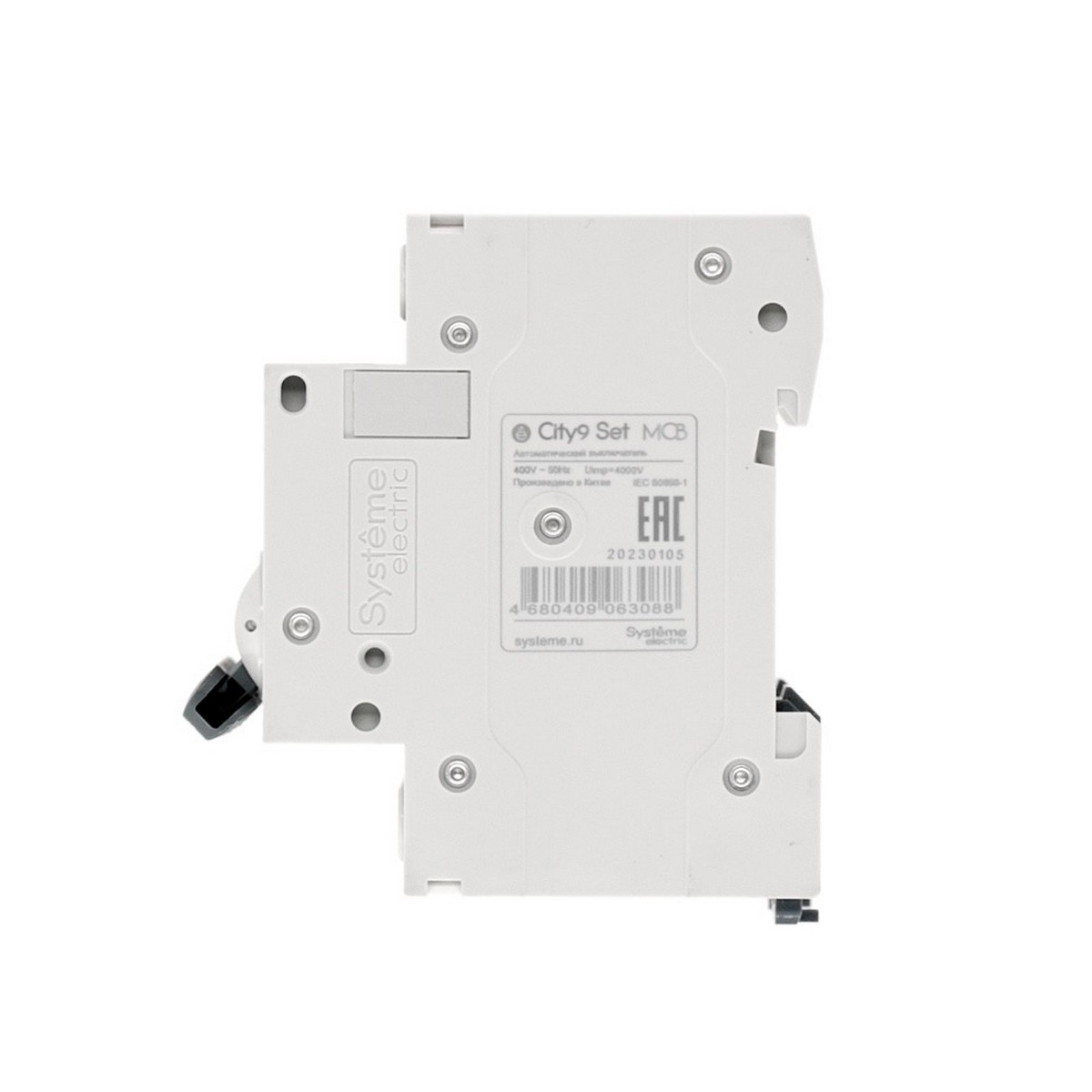 3 полюсные (трехполюсные) Автоматический выключатель SE City9 Set (АВ) B 6А 3P 4.5kA 400В C9F14306 